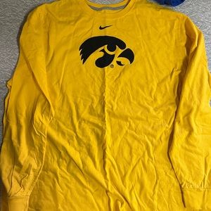 Gold Nike Iowa Hawkeye Long sleeve 3XL